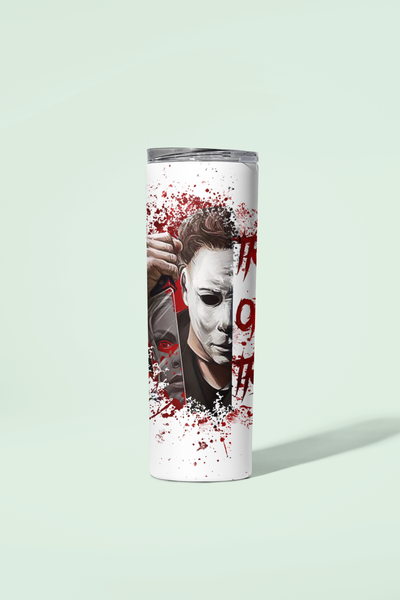 Michael Myers Trick or Treat Sublimation Tumbler