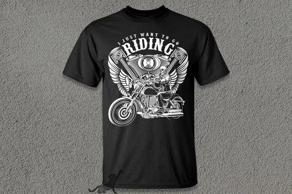 Motorcycle Riding T-shirt Design