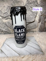 Black Flame Candle Tumbler
