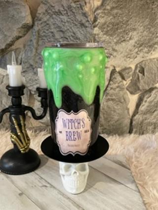 Witch's Brew with Glow in the Dark Bubbly Drip