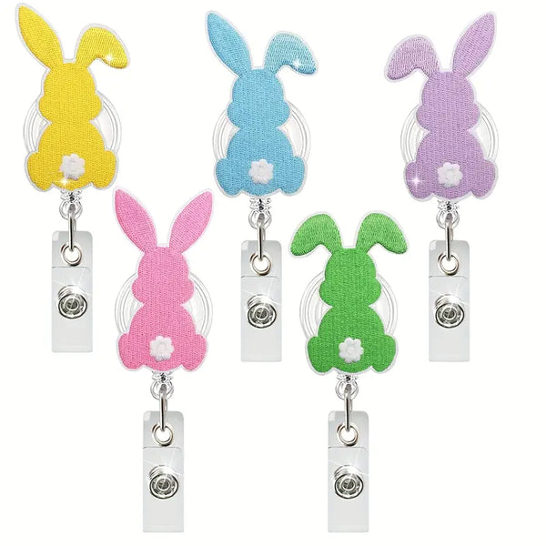 Illustration av kanin-inspirerad badge-reel – en påminnelse om att hålla spelkontrollen nära till hands