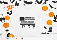 Horror Rating T-shirt Design