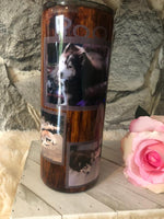 Custom Photo Wood Grain Tumbler