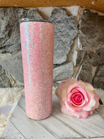 Color Shifting Glitter Flamingo Tumbler