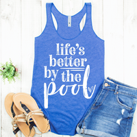 Life is better by the pool T-shirt Design